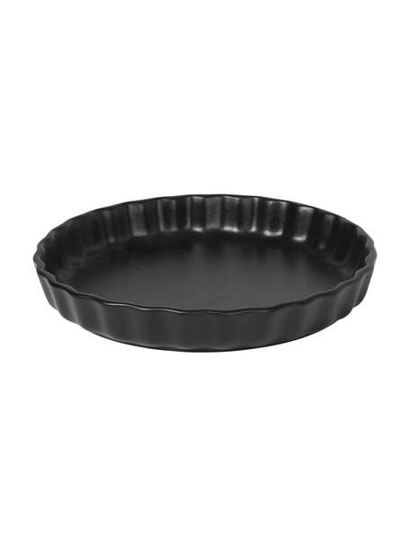 Fuente horno Vig, Gres, Negro, Ø 25 x Al 4 cm