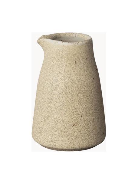 Lattiera fatta a mano Kumi, Gres smaltato, Beige chiaro, 290 ml