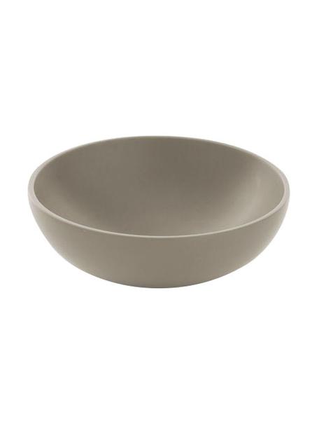 Lavabo da appoggio in ceramica Dublino, Ø 42 cm, Resina, Beige, Ø 42 x Alt. 15 cm