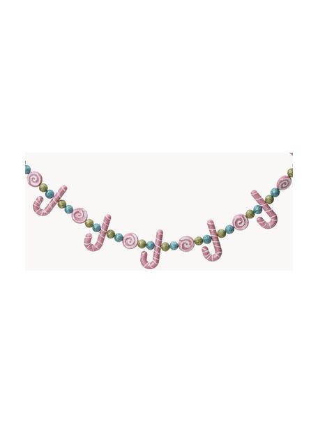 Guirnalda Candy, 126 cm, Espuma, Rosa, verde, azul, L 136 x Al 4 cm