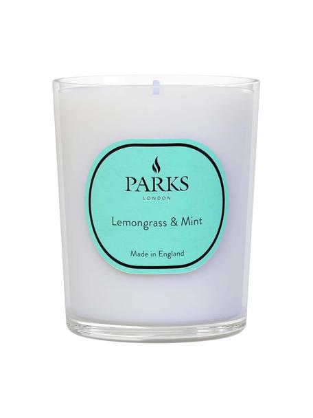 Geurkaars Aromatherapy (citroengras & munt), Houder: glas, Citroengras & munt, Ø 8 x H 9 cm