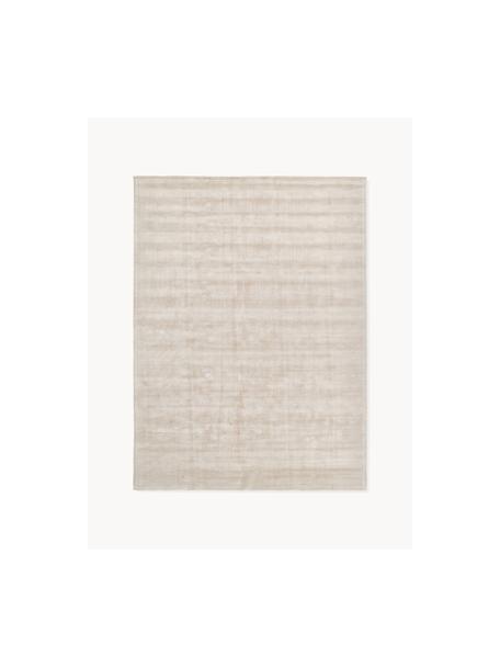 Tapis en viscose tissé main Jane, Beige clair, larg. 300 x long. 400 cm (taille L)