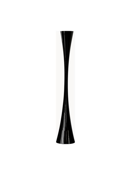 Grand lampadaire LED Biconica, Plastique, Noir, haut. 173 cm