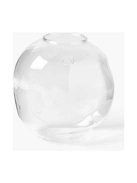 Wand-Vase Pebble, Ø 15 cm, Glas, Transparent, Ø 15 x H 15 cm