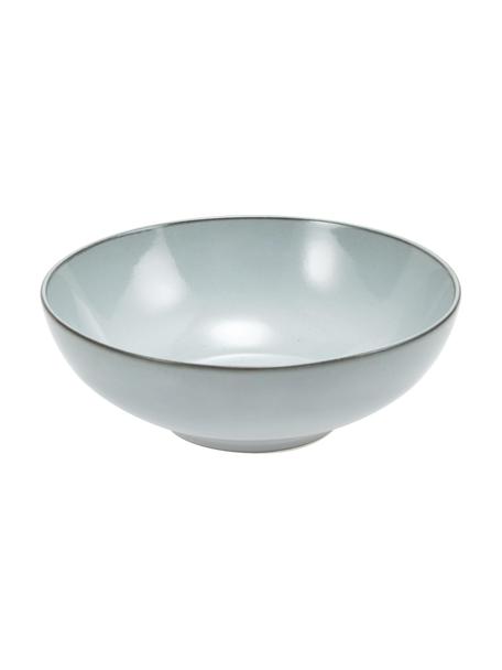 Ciotola da zuppa bowl in gres blu grigio fatta a mano Thalia 2 pz, Gres, Blu, grigio, Ø 18 x Alt. 6 cm
