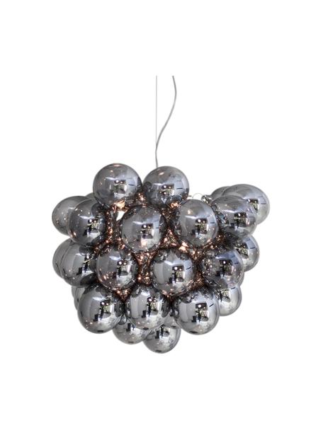 Suspension design grappe à sphères multiples Gross, Couleur chrome, Ø 50 x haut. 45 cm