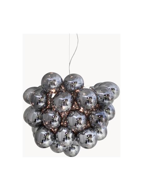 Lampa wisząca ze szkła Gross, Odcienie chromu, Ø 50 x W 45 cm
