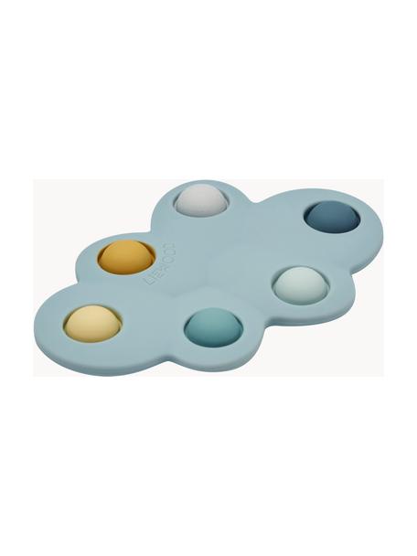 Juguete sensorial Anne, Silicona, Azul claro, multicolor, An 8 x L 12 cm