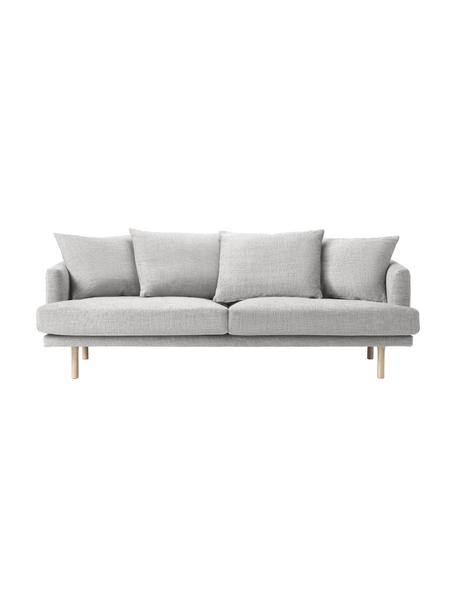 Canapé 3 places Adrian, Tissu gris clair, larg. 214 x haut. 79 cm