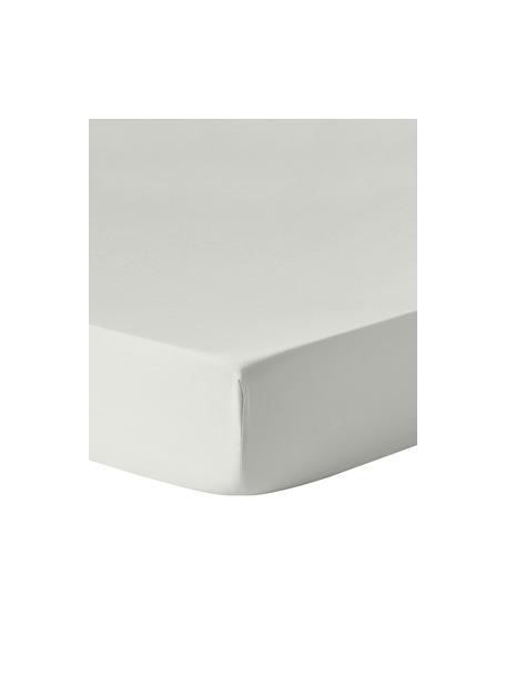 Topper hoeslaken Comfort, katoensatijn, Weeftechniek: satijn Draaddichtheid 250, Lichtgrijs, B 90 x L 200 cm, H 15 cm