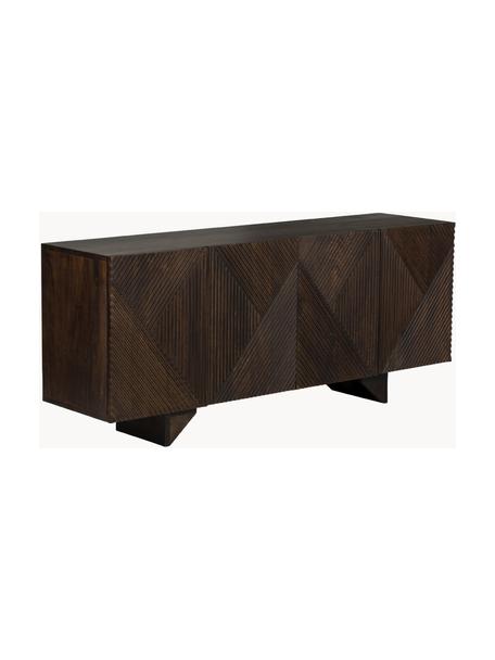 Sideboard Louis aus Massivholz mit Türen, Mangoholz, B 177 x H 75 cm