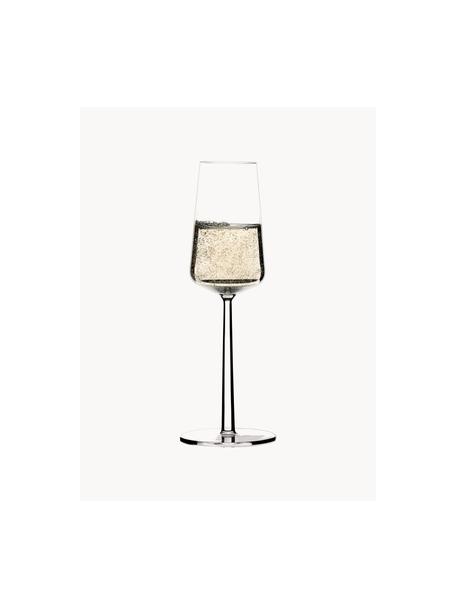Champagneglazen Essence, 2 stuks, Glas, Transparant, Ø 8 x H 23 cm, 210 ml