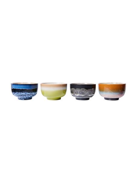 Súprava misiek Groovy, 4 diely, Kamenina, Viac farieb, Ø 14 x V 8 cm