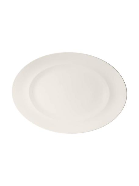 Porcelánový servírovací talíř For Me, Porcelán, Bílá, D 41 cm, Š 29 cm