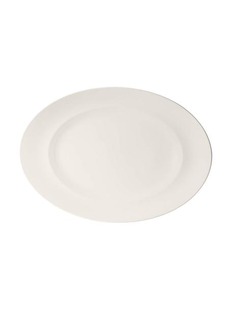 Servírovací tanier z porcelánu For Me, D 41 x Š 29 cm, Porcelán, Biela, D 41 x Š 29 cm