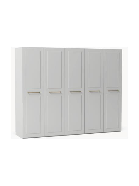 Modulární skříň s otočnými dveřmi Charlotte, šířka 250 cm, více variant, Šedá, Interiér Basic, Š 250 x V 200 cm