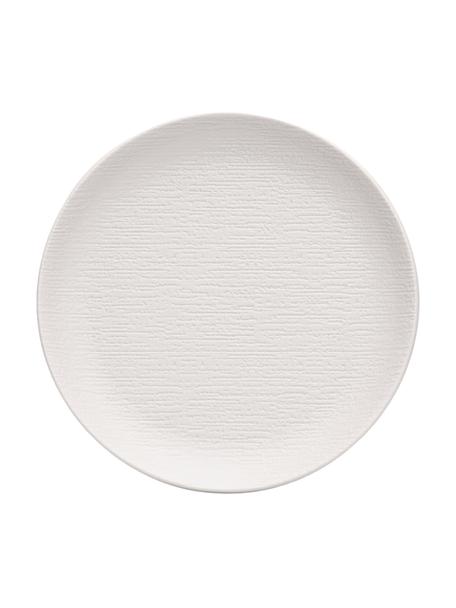 Piatto colazione in melamina Trama 4 pz, Melamina, Grigio chiaro, Ø 16 x Alt. 2 cm