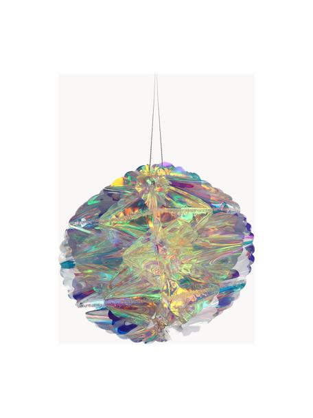 Boule de Noël Iridescent, Ø 20 cm, Plastique, Chrome, transparent, irisé, Ø 20 cm