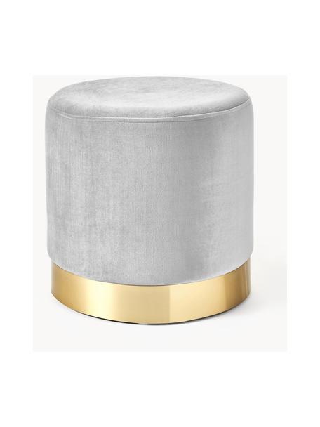 Pouf grigio chiaro e bianco (x2) ANTHIME