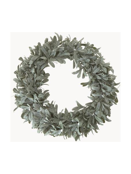Handgemaakte kerstkrans Vintia Ø 55 cm, Kunststof, Lichtgroen, Ø 55 cm