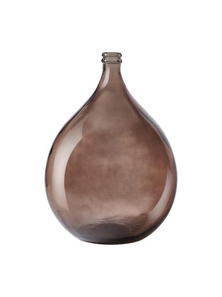 Bodenvase Dante aus recyceltem Glas, Recyceltes Glas, Dunkelbraun, Ø 40 cm x H 56 cm