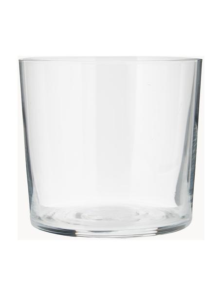 Filigrane waterglazen Gio, 6 stuks, Glas, Transparant, Ø 8 x H 7 cm, 310 ml