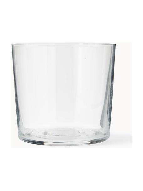 Filigrane waterglazen Gio, 6 stuks, Glas, Transparant, Ø 8 x H 7 cm, 310 ml