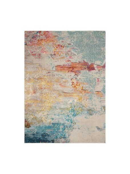 Alfombra de diseño Celestial, Parte superior: 100% polipropileno, Reverso: yute, Tonos beige, multicolor, An 120 x L 180 cm (Tamaño S)