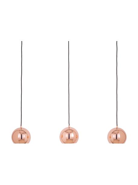 Velké závěsné svítidlo ve tvaru koule Ball, Měděná, černá, Š 100 cm, V 18 cm