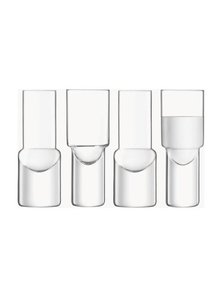 Borrelglaasjes Vodka Collection, 4 stuks, Glas, Transparant, Ø 5 x H 12 cm, 50 ml