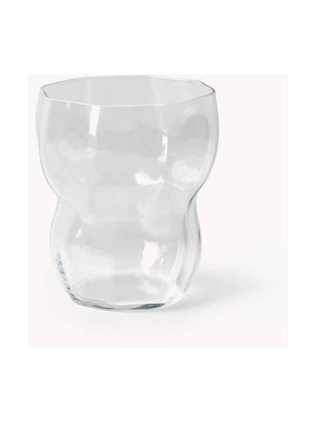 Mundgeblasene Wassergläser Limfjord, 4 Stück, Glas, mundgeblasen, Transparent, Ø 9 x H 11 cm, 350 ml