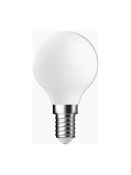 Lampadine E14, 470lm, bianco caldo, 6 pz, Paralume: vetro, Base lampadina: alluminio, Bianco, Ø 5 x Alt. 8 cm
