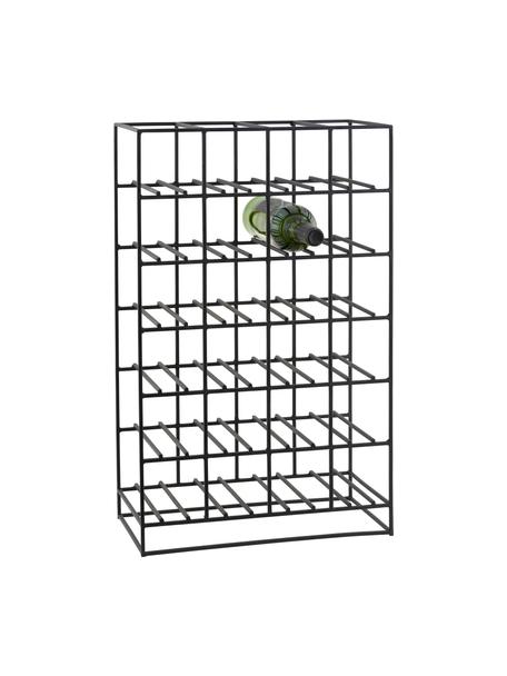 Portabottiglie per 24 bottiglie Gilbert, Metallo rivestito, Nero, Larg. 41 x Alt. 67 cm