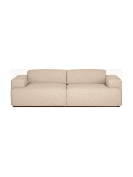 Sofa Melva (3-Sitzer), Bezug: 100% Polyester Der hochwe, Gestell: Massives Kiefernholz, FSC, Webstoff Beige, B 238 x T 101 cm