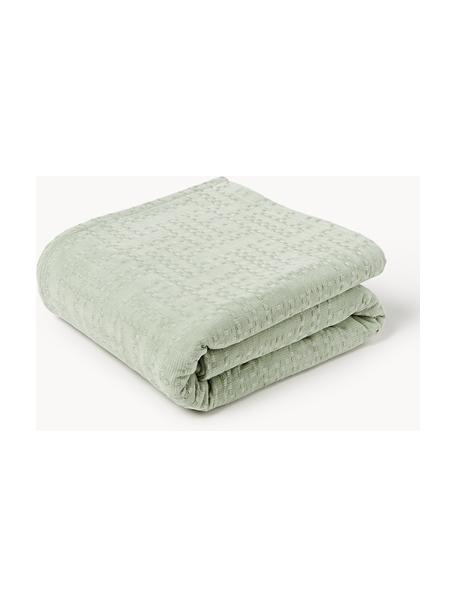 Copriletto in cotone Lazlo, 100% cotone

Il materiale utilizzato in questo prodotto è testato per le sostanze nocive e certificato secondo lo STANDARD 100 by OEKO-TEX®, 6457CIT, CITEVE., Verde salvia, Larg. 180 x Lung. 250 cm  (per letti da 140 x 200 cm)