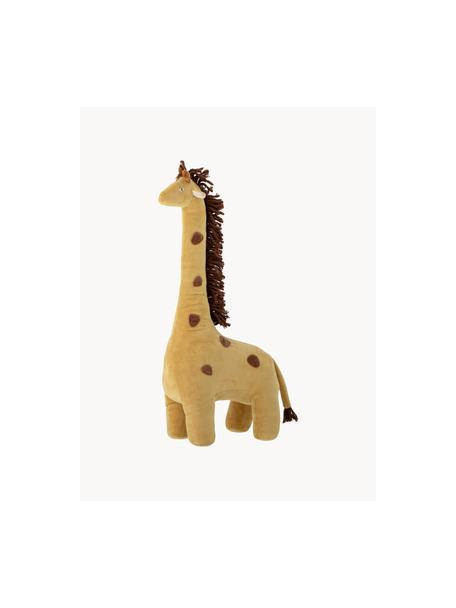 Speelgoed Ibber in de vorm van een giraffe, Oker, B 20 x L 46 cm