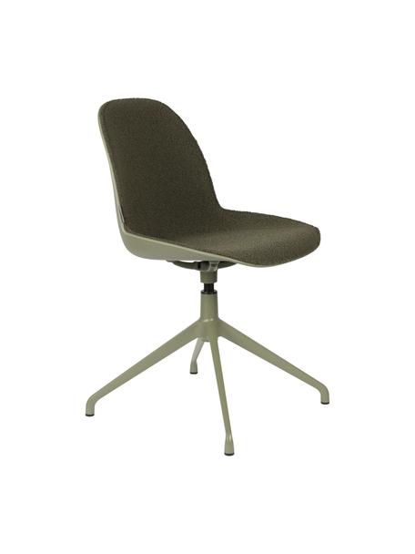 Buklé otočná stolička Albert, Buklé šalviová, Š 45 x H 52 cm