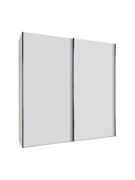 Szafa z przesuwanymi drzwiami Monaco, 2-drzwiowa, Korpus: materiał drewnopochodny l, Biały, S 200 x W 217 cm