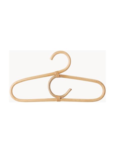 Cintres en rotin Aranya, 4 pièces, Rotin, Bois clair, larg. 30 x haut. 17 cm