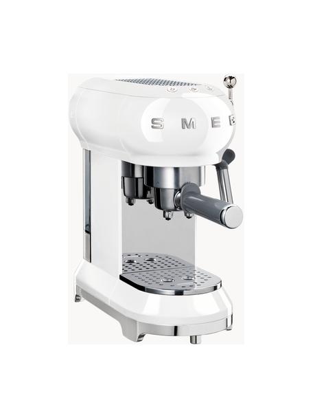 Espressomachine 50's Style, Wit, glanzend, B 33 x H 33 cm