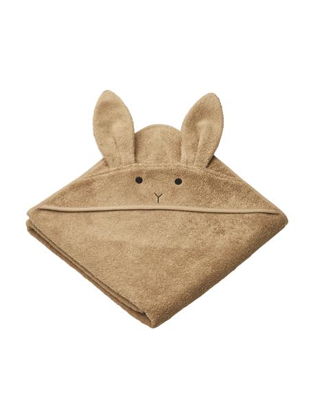 Detský uterák Augusta Rabbit, 100% organická bavlna, Hnedá, Š 100 x D 100 cm