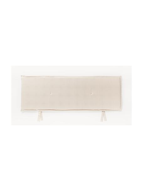 Cojín de banco Ortun, Tapizado: 100% polipropileno, Beige claro, An 48 x L 150 cm