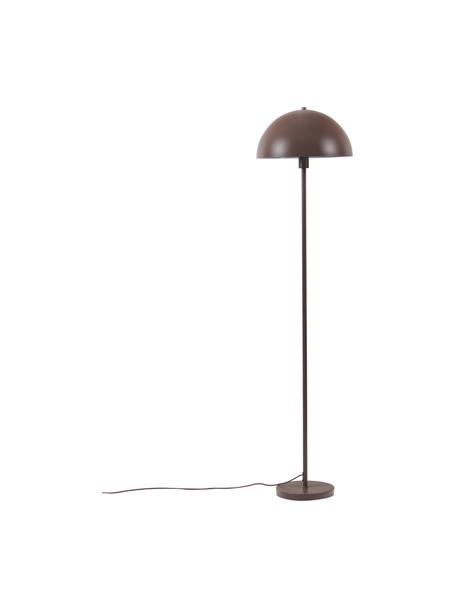 Lámpara de pie Matilda, Pantalla: metal con pintura en polv, Cable: cubierto en tela, Marrón, Ø 40 x Al 164 cm