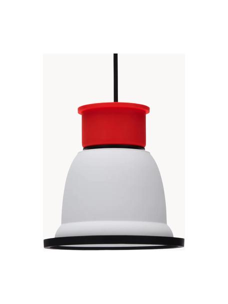 Mały lampa wisząca CL1, Biały, czerwony, czarny, Ø 18 x W 18 cm