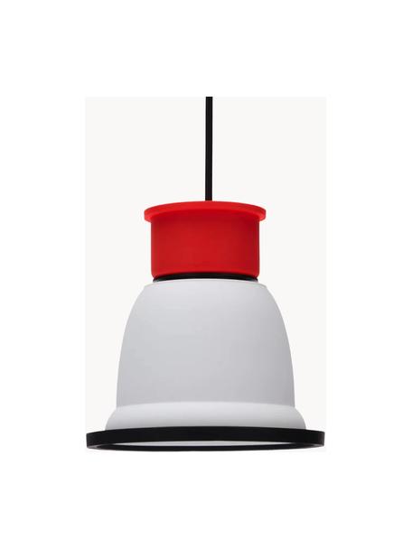 Petite suspension CL1, Blanc, rouge, noir, Ø 18 x H 18 cm