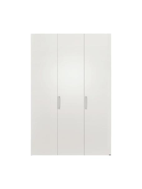 Draaideurkast Madison 3 deuren, inclusief montageservice, Frame: panelen op houtbasis, gel, Wit, zonder spiegeldeur, B 152 x H 230 cm