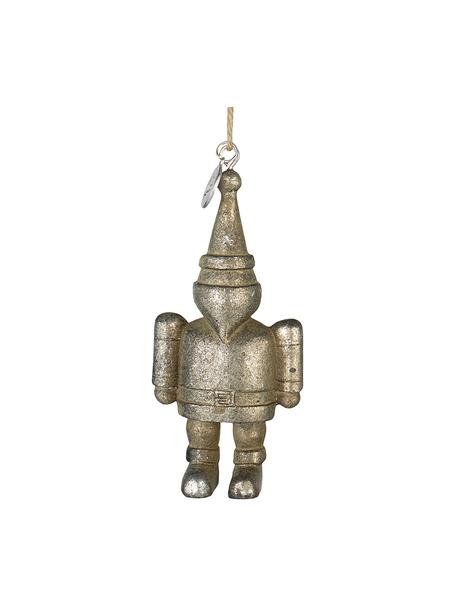 Bruchfeste Baumanhänger Serafina H 10 cm, 2 Stück, Goldfarben, B 5 x H 10 cm