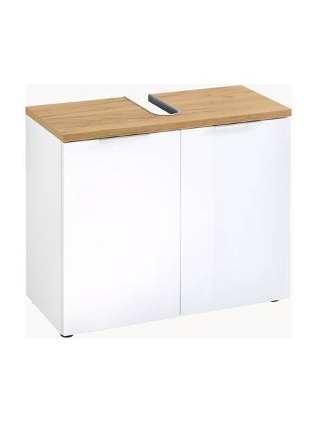 Meuble sous vasque Julian, larg. 70 cm, Blanc, bois, larg. 70 x haut. 58 cm