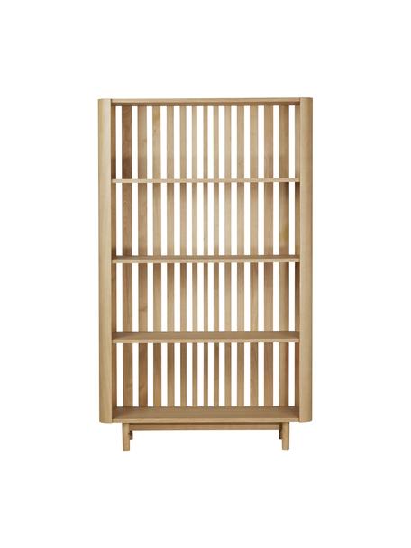 Regál z gaštanového dreva Tridan, Gaštanové drevo, drevovláknitá doska strednej hustoty (MDF), Gaštanové drevo, Š 110 x V 180 cm