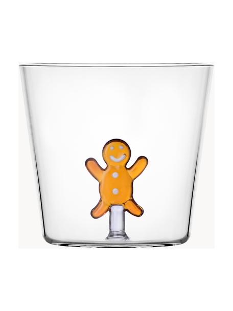 Verres à eau artisanaux weet Candy, 2 pièces, Verre borosilicate

Découvrez la polyvalence du verre borosilicaté pour votre maison ! Ce matériau de haute qualité, fiable et robuste, se distingue par une résistance exceptionnelle à la chaleur, ce qui le rend idéal pour votre thé ou café chaud. Par rapport au verre traditionnel, le verre borosilicaté est plus résistant aux fissures et aux bris, en faisant un compagnon sûr pour votre intérieur, Bonhomme en pain d'épice, Ø 9 x haut. 8 cm, 350 ml